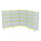 Gondola Parede 202 Fit Ate 4 Metros 1 Canto Branco 25b Pe Ama