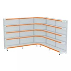 Gondola Parede 202 Fit Ate 4 Metros 1 Canto Branco 25b Pe Lar