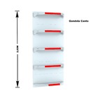 Gondola Parede 202 Fit Ate 4 Metros 1 Canto Branco 25b Pe Ver