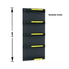 Gondola Parede 202 Fit Ate 4 Metros 1 Canto Preto 25b Pe Amar