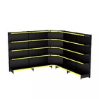 Gondola Parede 202 Fit Ate 4 Metros 1 Canto Preto 25b Pe Amar