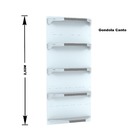 Gondola Parede 202 Fit Ate 5 Metros 1 Canto Branco 30b Pe Cin