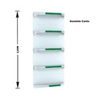 Gondola Parede 202 Fit Ate 5 Metros 1 Canto Branco 30b Pe Ver