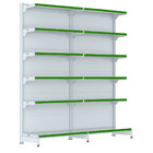 Gondola Parede 202 Fit Farmacia Ate 2 Metros Branco Pe Verde