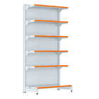 Gondola Parede 202 Fit Farmacia Ate 4 Metros Branco Pe Laranja