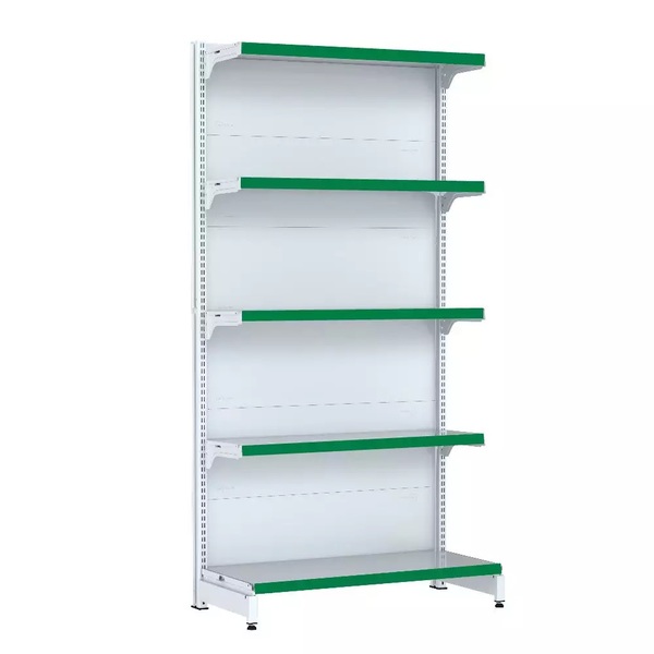 Gondola Parede 202 Fit Inicial Branco 5 Bandeja Pe Verde