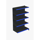 Gôndola Parede Continuação Preto 30.40 Polar 1,70m  Gomo