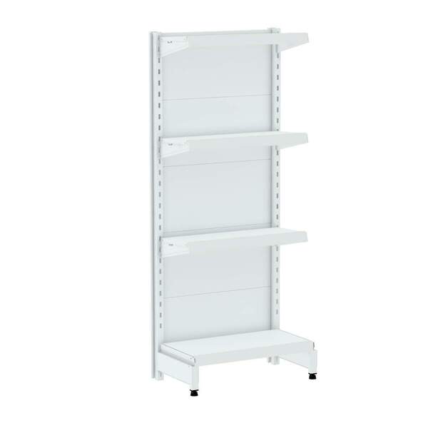 Gondola Ponta 142 Amapa Flex Branco 4 Bandejas Spe - Amapá