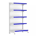 Gondola Ponta 170 Fit Branco 5 Bandeja Pe Azul