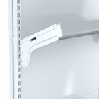 Gondola Ponta 170 Fit Branco 5 Bandeja Sp Etiqueta