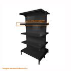 Gôndola Prateleira Preta 5 Níveis 40x30 New Plus 1,70 Central