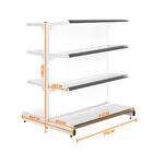 Gôndola Prateleira Supermercado 4 Níveis 40x30 New Plus 1,40