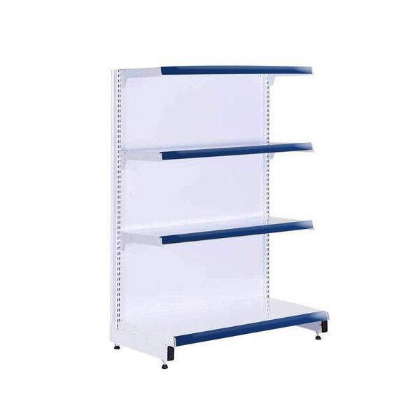 Gôndola Prateleira Supermercado 4 Níveis 40x30 New Plus 1,40m