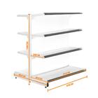 Gôndola Prateleira Supermercado 4 Níveis 40x30 New Plus 1,40m