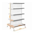 Gôndola Prateleira Supermercado 5 Níveis 40x30 New Plus 1,70