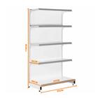 Gôndola Prateleira Supermercado 5 Níveis 40x30 New Plus 1,70m