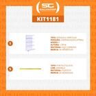 Gôndola Prateleira Supermercado 5 Níveis 40x30 New Plus 1,70m