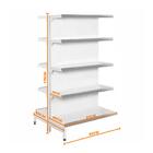 Gôndola Prateleira Supermercado 5 Níveis 40x30 New Plus 1,70m