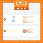 Gôndola Prateleira Supermercado 5 Níveis 40x30 New Plus 1,70m