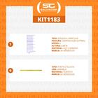 Gôndola Prateleira Supermercado 6 Níveis 40x30 New Plus 2,00m