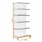 Gôndola Prateleira Supermercado 6 Níveis 40x30 New Plus 2,00m