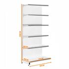 Gôndola Prateleira Supermercado 6 Níveis 40x30 New Plus 2,00m