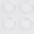 Gota de Silicone Anti-Impacto Adesivo Redondo Incolor 10mm 20 unidades