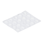 Gota de Silicone Anti-Impacto Adesivo Redondo Incolor 10mm 20 unidades