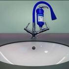 Gourmet - Azul - Bancada - Com Filtro