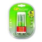 Gp Kit 2 Pilha Aa Recarregável 2000mah + Carregador Usb