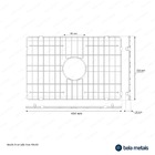 Grade Aramada Inox 46x30 Cm (escovada)