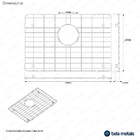 Grade Aramada Inox 49x32 Cm (escovada)