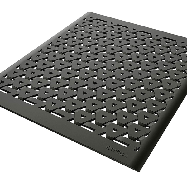 Grade De Pia Tapete Protetor Escorredor De Louças Crippa Preto