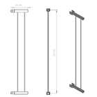 Grade De Porta Portão Pressão Pet Corredor Criança 84/89 Cm -