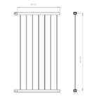 Grade De Porta Portão Proteção Cachorro Criança 134/139 Cm -