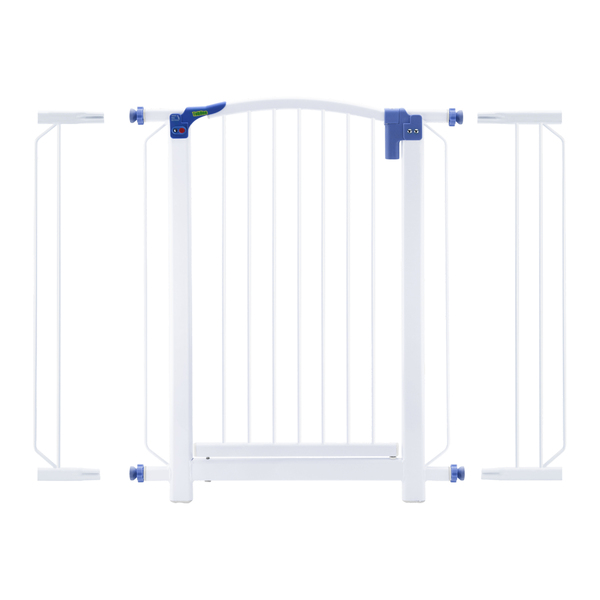 Grade de Proteção Aço 90x70cm com Extensor Branco Tubline Baby