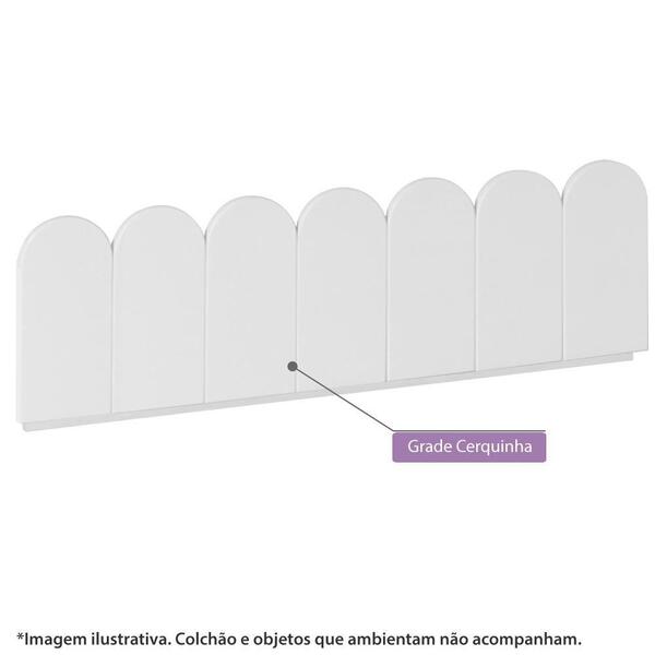 Grade De Proteção Cerquinha Branca 100% Mdf Branco