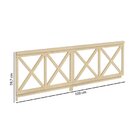 Grade De Proteção Dupla 100cm Casatema Madeiraoriginals Natur