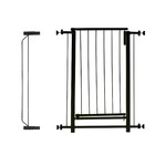 Grade de Proteção para Porta de Aço Preto 80x70cm Maxeb