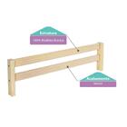 Grade De Proteção V Em Madeira Maciça Natural Casatema