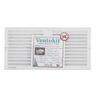 Grade de Ventilação 24x12cm Retangular Branco Westaflex