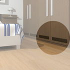 Grade de Ventilação  Retangular Marrom Westaflex