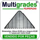Grade De Ventilação Canaletão Canalete 90 Kit 120 Peça(s)