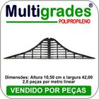 Grade De Ventilação Modulada 50 Kit 100 Peça(s)