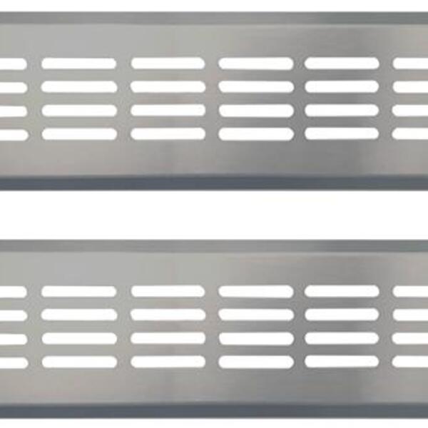 Grade De Ventilação Para Ambientes E Porta Em Inox 2 Peças