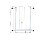 Grade E Portão Para Cachorro Bebê Pet  Vãos De 121cm A 125cm