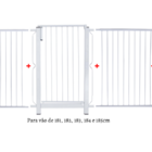 Grade E Portão Para Cachorro Bebê Pet  Vãos De 181cm A 185cm