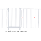 Grade E Portão Para Cachorro Bebê Pet  Vãos De 206cm A 210cm