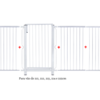 Grade E Portão Para Cachorro Bebê Pet  Vãos De 211cm A 215cm