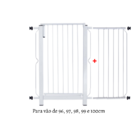 Grade E Portão Para Cachorro Bebê Pet  Vãos De 96cm A 100cm